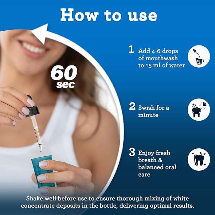 GuruNanda Concentrated Mouthwash (2 fl oz), Supports 300 Rinses, Aids in Fresh Breath, Fluoride-Free, Mint Mouthwash with Natural Essential Oils - Image 5