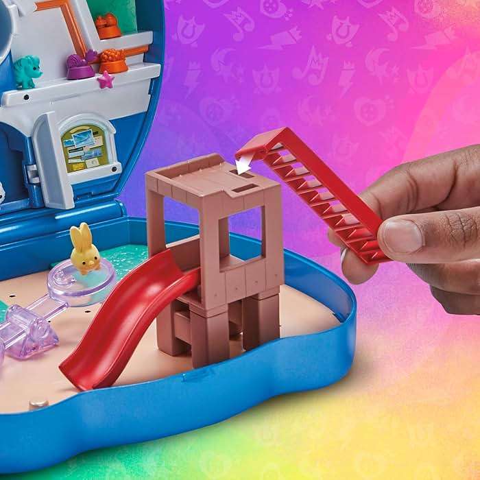 My Little Pony Mini World Magic Compact Creation Critter Corner Toy, Buildable Playset with Hitch Trailblazer Pony for Kids Ages 5 and Up - Image 6