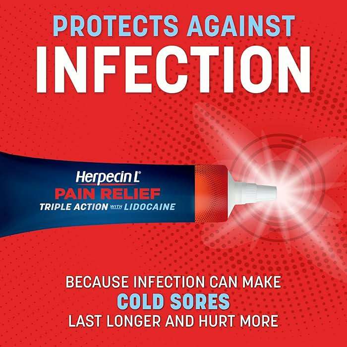 Herpecin-L Pain Relief Treatment for Cold Sores and Fever Blisters, with Lidocaine, numbs Pain and Itch, Protects Against Infection, 0.15 oz - Image 4