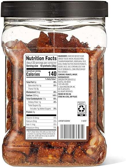 Amazon Grocery, Peanut Butter Filled Pretzels, 24 Oz (Previously Amazon Fresh, Packaging May Vary) - Image 2