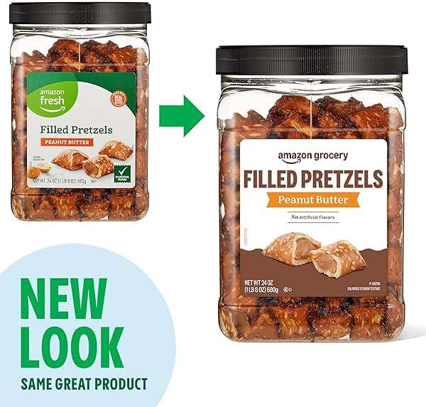 Amazon Grocery, Peanut Butter Filled Pretzels, 24 Oz (Previously Amazon Fresh, Packaging May Vary) - Image 4