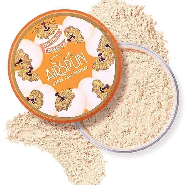 Airspun Loose Setting Powder, Talc-Free, Pore Minimizer, Oil Absorbing Face Powder - Translucent - Image 1