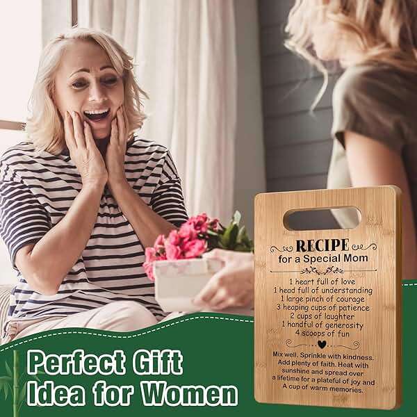 Mom Gifts from Daughter Son Mothers Day, Mother Cutting Board Gift, Cute Mom Gifts from Daughter Son, Birthday Gifts for Mom, Mom Gift for Valentines Day - Image 2
