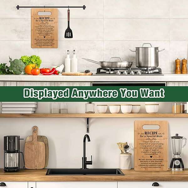 Mom Gifts from Daughter Son Mothers Day, Mother Cutting Board Gift, Cute Mom Gifts from Daughter Son, Birthday Gifts for Mom, Mom Gift for Valentines Day - Image 6