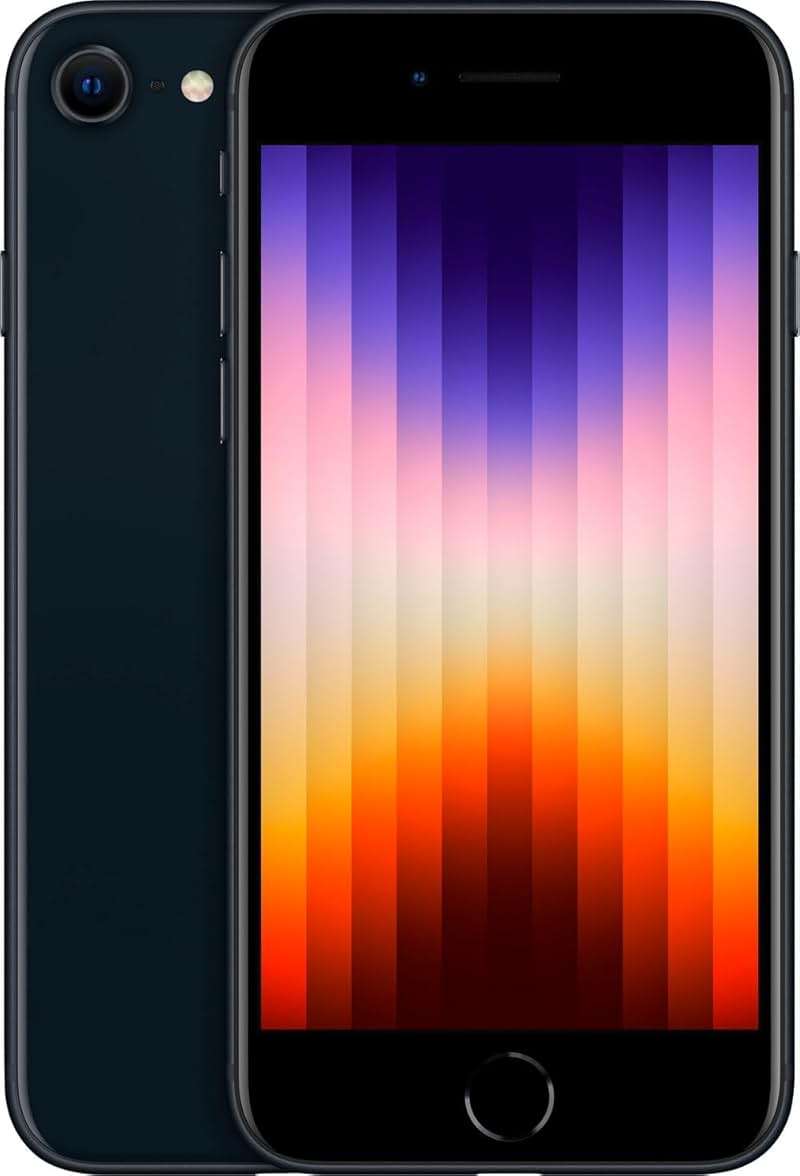 Apple iPhone SE 3rd Gen, 64GB, Midnight - Unlocked (Renewed) - Image 1