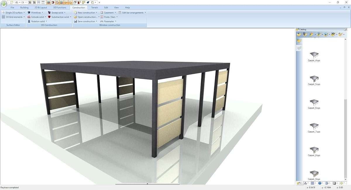 Home design software compatible with Windows 11, 10, 8.1, 7 – Design your dream house including photovoltaic installations - 3D CAD 11 Architecture - Image 7