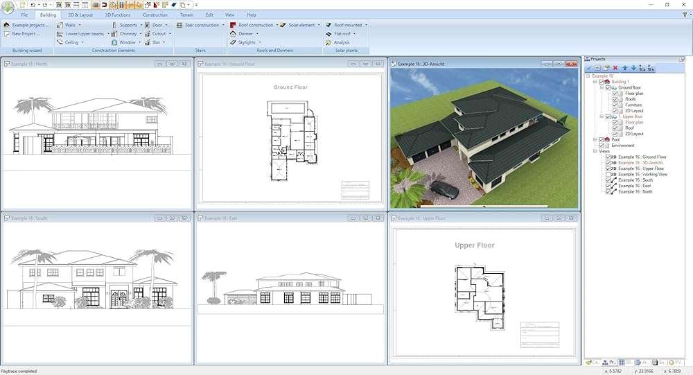 Home design software compatible with Windows 11, 10, 8.1, 7 – Design your dream house including photovoltaic installations - 3D CAD 11 Architecture - Image 9