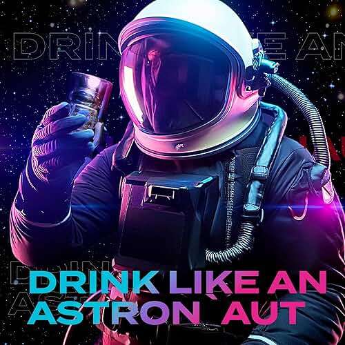 NASA Astronaut Glasses - 7 oz Set of 2 Double Wall Iridescent Drinkware with NASA symbol and Artemis Patch - Unique Glassware for Space Enthusiasts - Keeps Drinks Cold Longer - Image 7