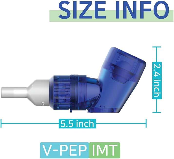 Bigbreathe V-PEP/IMT | 3-in-1 Respiratory Exercise Device – Lung Expansion, Mucus Relief, Breathing Rehabilitation, Portable with Accessories, Easy to Clean, for COPD & Asthma Relief - Image 8