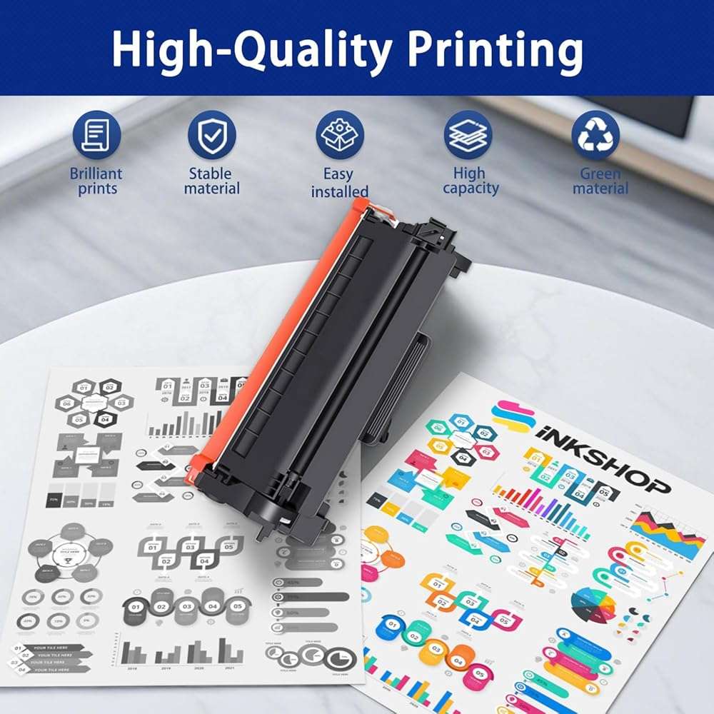 TN770 Compatible TN-770 Black High Yield Toner Cartridge Replacement for Brother TN-770 DCP-L2550DW MFC-L2710DW HL-L2350DW HL-L2370DW HL-L2390DW Toner.(3 Pack) - Image 6