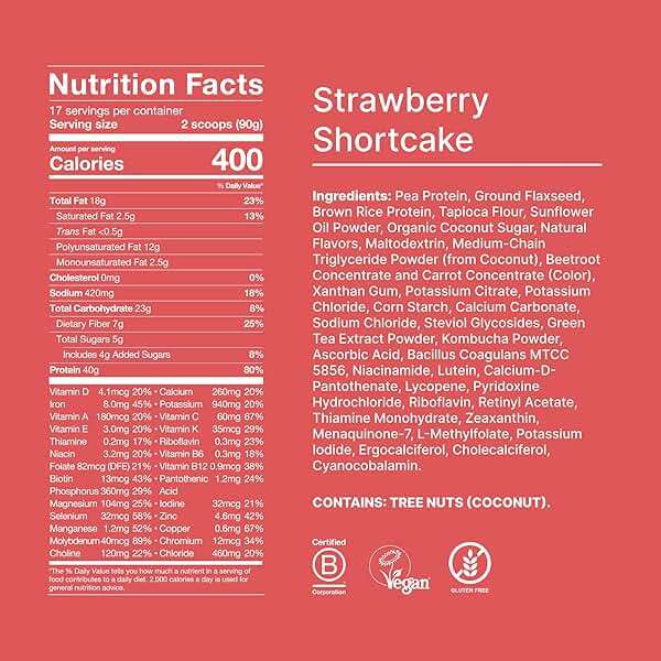 Huel Black Edition | Strawberry 40g Vegan Protein Powder | Nutritionally Complete Meal | 27 Vitamins and Minerals, Gluten Free | 17 Servings - Image 5