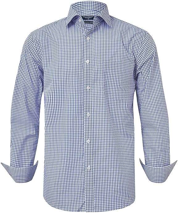 Year In Year Out Wrinkle Free Dress Shirt for Men Regular Fit Long Sleeve Wrinkle Resistant Shirt - Image 4