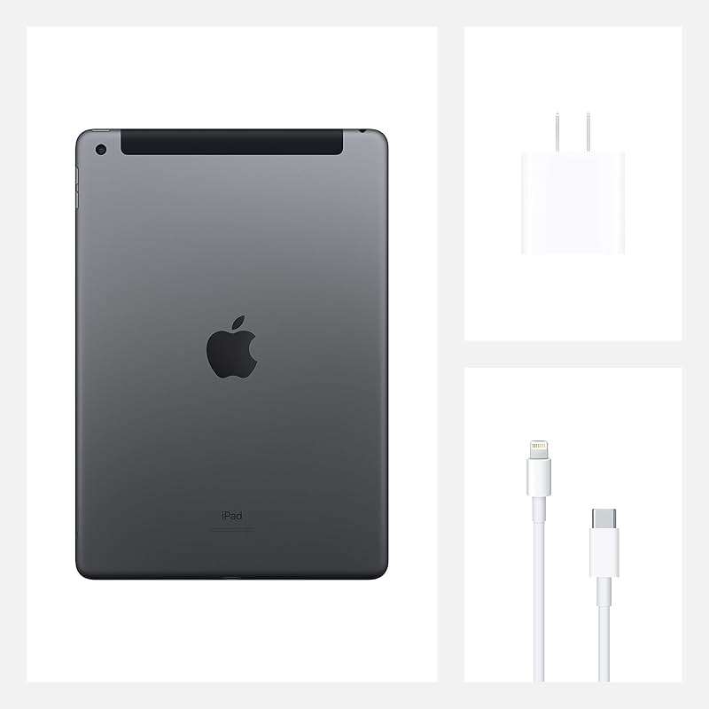 Apple iPad (10.2-inch, WiFi, 32GB) - Space Gray (Renewed Premium) - Image 7