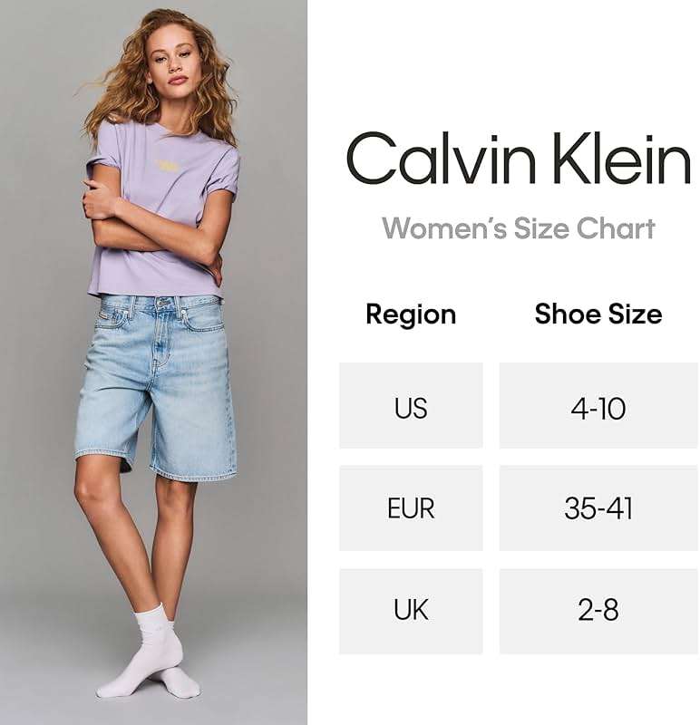 Calvin Klein Women's Quarter Socks - 6 Pack Cushioned Athletic Ankle Socks for Women - Women's Sports Socks (Size: 4-10) - Image 5