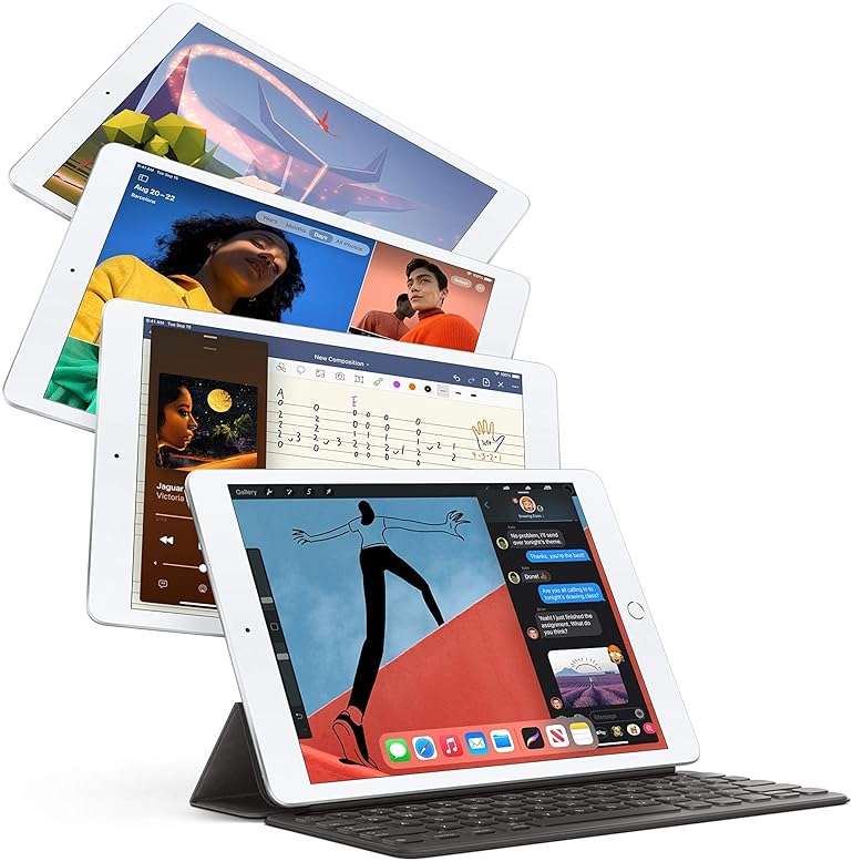 Apple 2020 iPad 10.2-inch, WiFi, 32GB - Silver (Renewed Premium) - Image 4