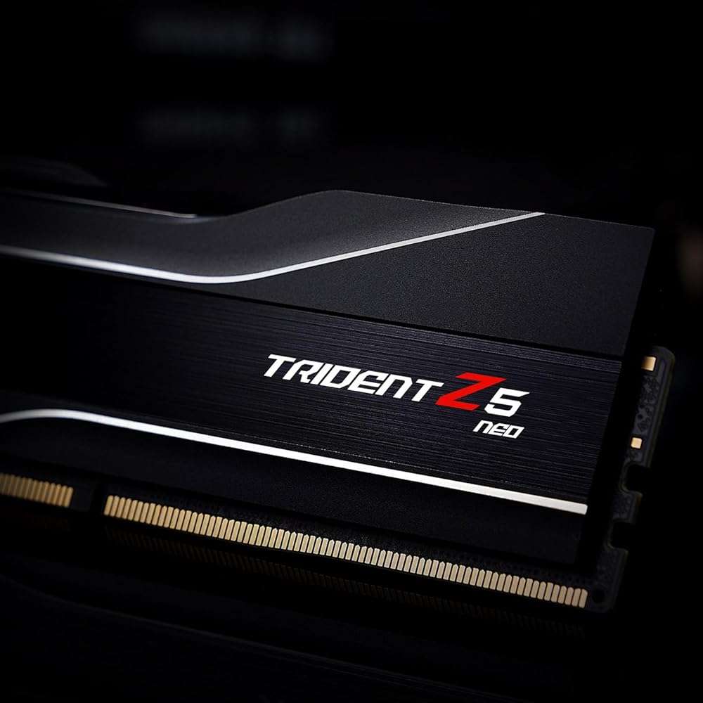 G.SKILL Trident Z5 Neo Series DDR5 RAM (AMD EXPO) 32GB (2x16GB) 6000MT/s CL30-38-38-96 1.35V Desktop Computer Memory U-DIMM - Matte Black (F5-6000J3038F16GX2-TZ5N) - Image 6