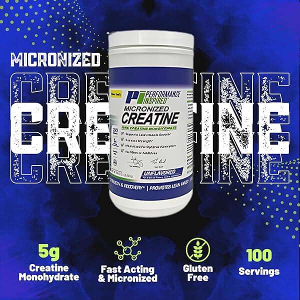 Performance Inspired Nutrition Micronized Creatine Monohydrate – 100% Pure, Unflavored, No Fillers – Supports Muscle Growth & Recovery – 1.1 lb - Image 5