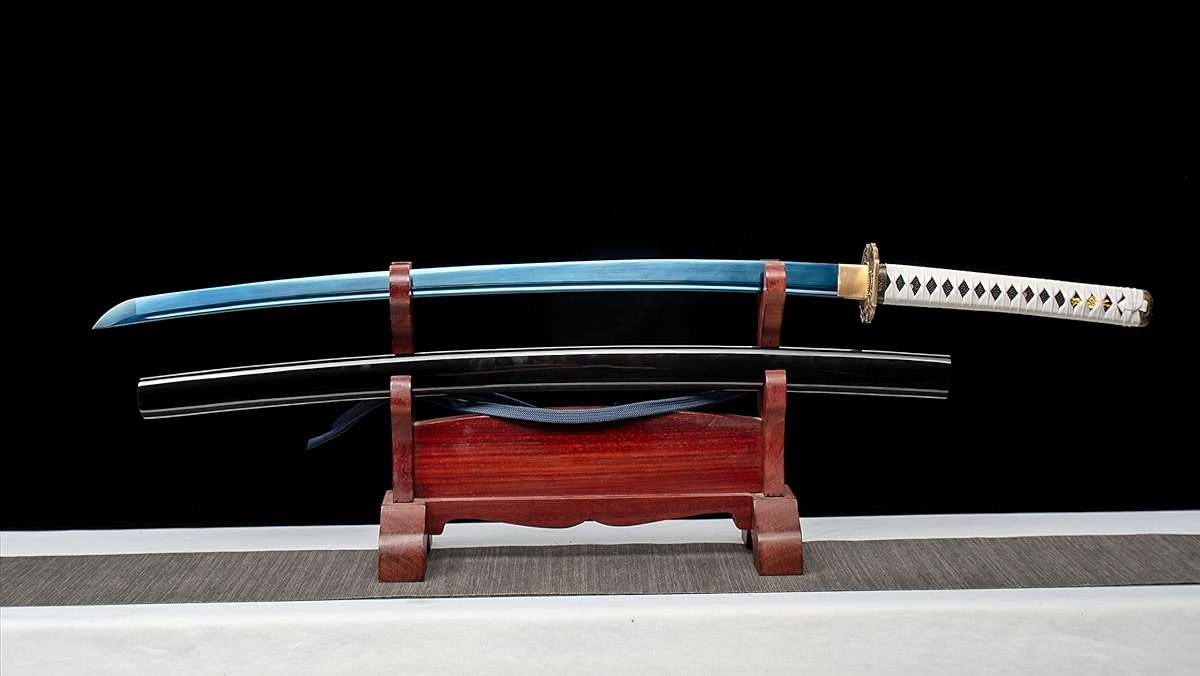 LSWYBJ Full Tang Katana Sword Sharp Real Samurai Swords Handmade Anime Sword 41inch - Image 2