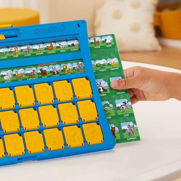 Hasbro Gaming Guess Who? Animal Friends Game | 2 Double-Sided Animal Sheets | 2-Player Board Games for Kids | Easter Gifts for Boys and Girls | Ages 6+ (Amazon Exclusive) - Image 2