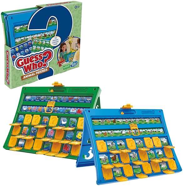 Hasbro Gaming Guess Who? Animal Friends Game | 2 Double-Sided Animal Sheets | 2-Player Board Games for Kids | Easter Gifts for Boys and Girls | Ages 6+ (Amazon Exclusive) - Image 7