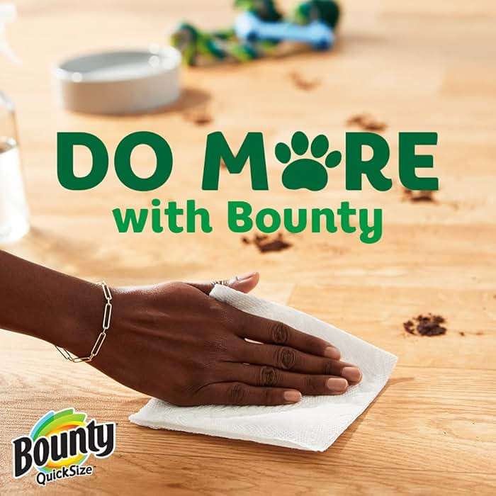 Bounty Select-A-Size Paper Towels, 2 Double Plus Rolls, White, 113 Sheets Per Roll - Image 5