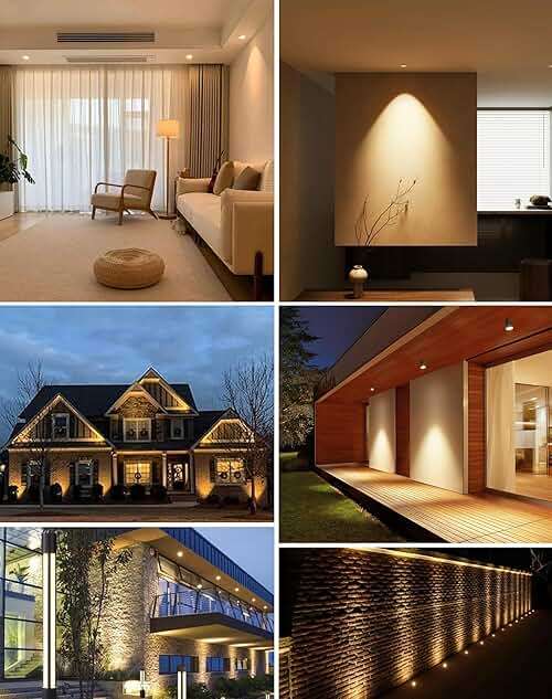 GOHDLAMP 12 Pack MR16 LED Light Bulbs, 50 Watt Equivalent Landscape Light Bulbs, 2700K Warm White 5W 12V Spotlight Bulb, Non-Dimmable, 38 Degree Beam Angle for Landscape, Recessed, Track Lighting - Image 4