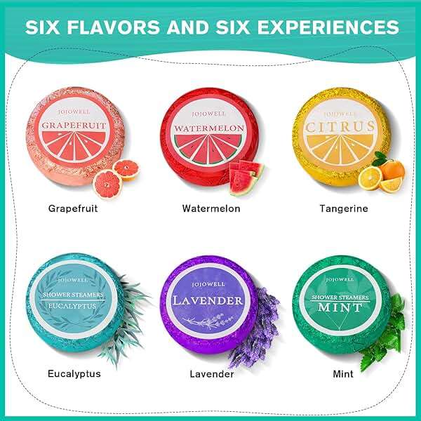 JoJowell Shower Steamers Aromatherapy - 18 Pack Birthday Gifts for Women Men, Fathers Day Gift for Dad Husband from Wife Daughter, Self Care with Natural Essential Oils Relaxation Home SPA - Image 4