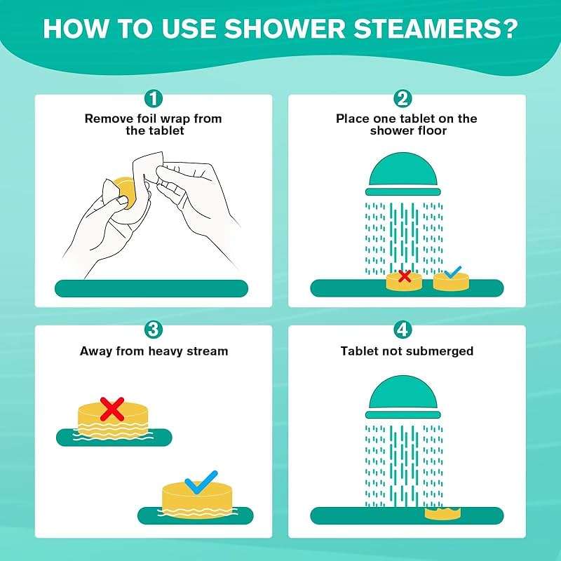 JoJowell Shower Steamers Aromatherapy - 18 Pack Birthday Gifts for Women Men, Fathers Day Gift for Dad Husband from Wife Daughter, Self Care with Natural Essential Oils Relaxation Home SPA - Image 6