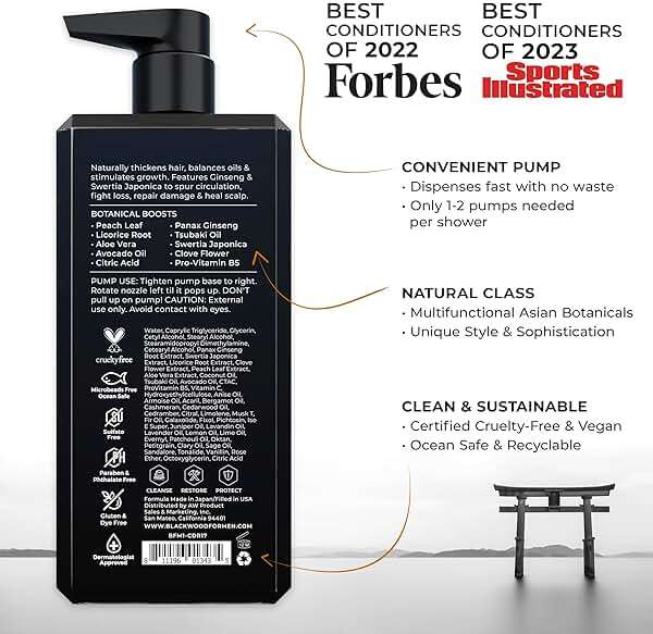 BLACKWOOD FOR MEN Active Man Daily Hair Conditioner for Men, Thickening Conditioner, Deep Nourishing Treatment for Shine, Hair Loss & Dandruff - Natural Vegan Formula Sulfate-Free, Paraben-Free,17 oz - Image 2