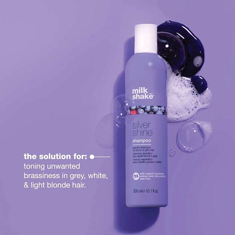 milk_shake Silver Shine Purple Shampoo for Blonde Hair - Blonde Shampoo for Brassy Hair 100% SLES-Free - Image 5