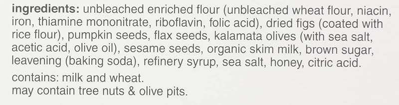 Lesley Stowe Raincoast Crisps Fig and Olive Flavor, Non GMO, 5.3 Ounce (Pack of 12) - Image 3
