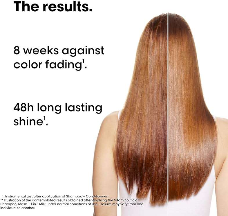 L'Oréal Professionnel Paris Vitamino Color Shampoo & Conditioner Set - Protects & Preserves Hair Color, Prevents Damage, Adds Vibrancy & Enhances Shine - Image 2