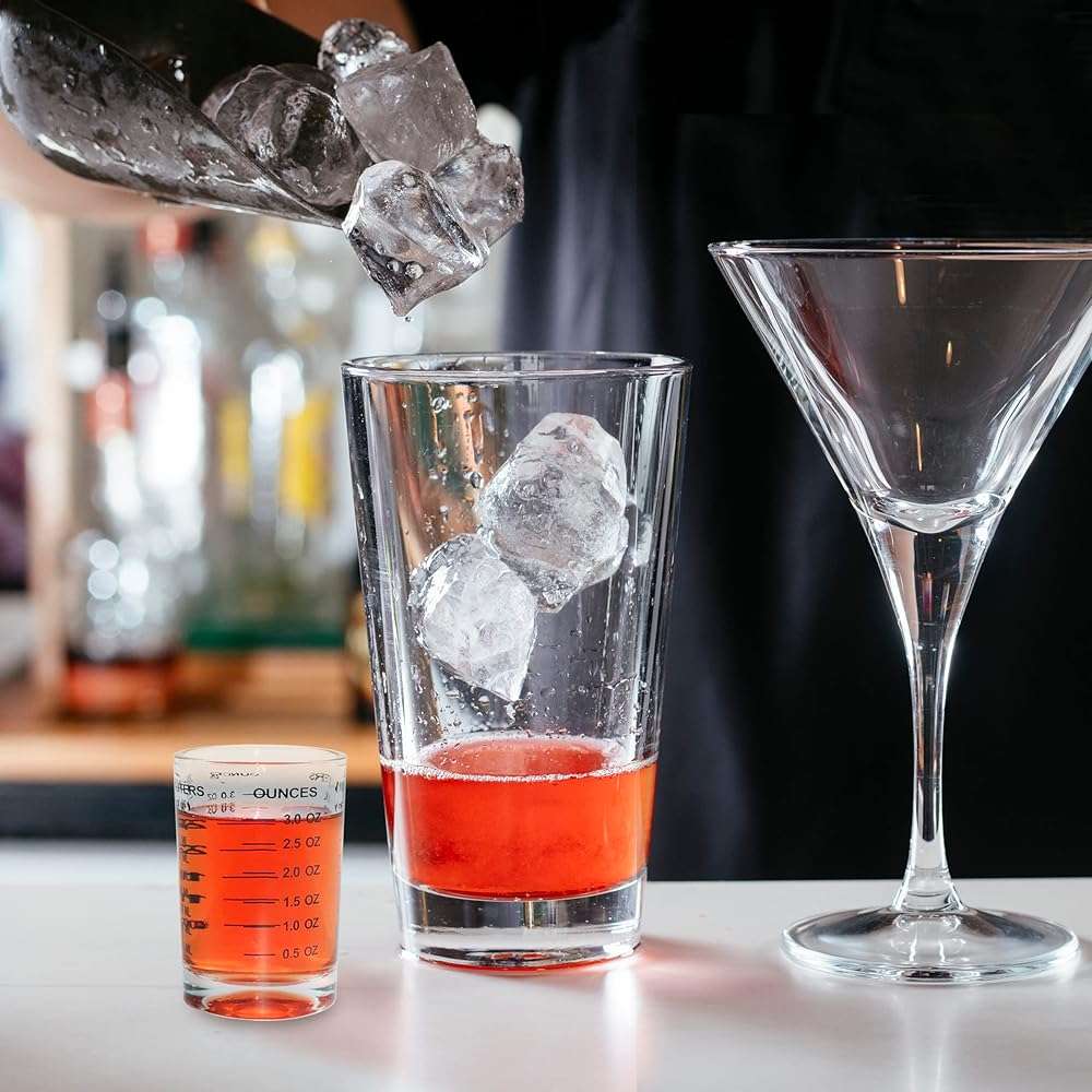 OGGI Measuring Shot Glass with Measuring Lines, 3oz / 90ml - Bartender Accessories, Jigger for Bartending, Shot Glass Measuring Cup with Ounces & Milliliters - Image 5