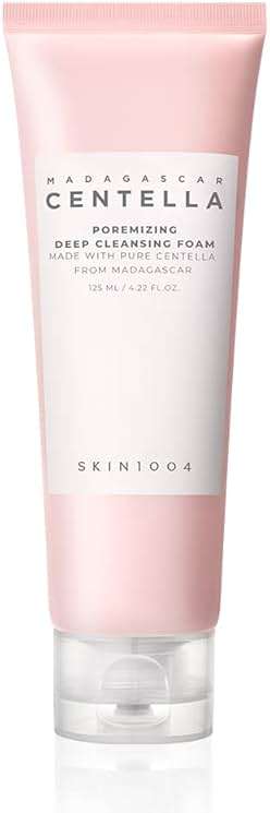 SKIN1004 Poremizing Deep Cleansing Foam, 4.23 fl.oz, 125ml, Makeup Remover, Korean Face Cleanser with Himalayan Pink Salt & Madagascar Centella Asiatica for Facial Pore Cleansing, Korean Skin Care - Image 1