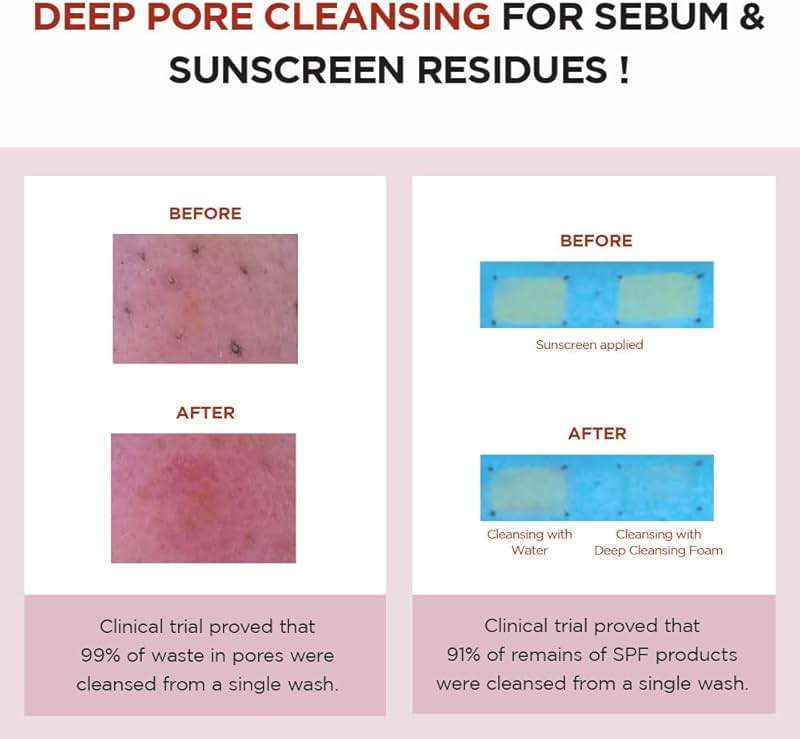 SKIN1004 Poremizing Deep Cleansing Foam, 4.23 fl.oz, 125ml, Makeup Remover, Korean Face Cleanser with Himalayan Pink Salt & Madagascar Centella Asiatica for Facial Pore Cleansing, Korean Skin Care - Image 6