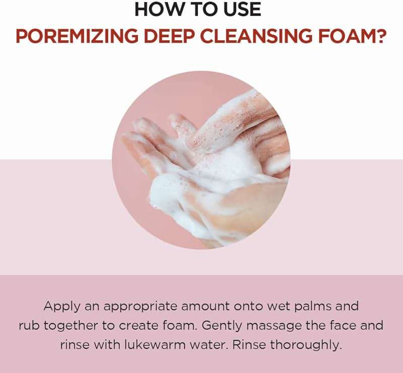 SKIN1004 Poremizing Deep Cleansing Foam, 4.23 fl.oz, 125ml, Makeup Remover, Korean Face Cleanser with Himalayan Pink Salt & Madagascar Centella Asiatica for Facial Pore Cleansing, Korean Skin Care - Image 8