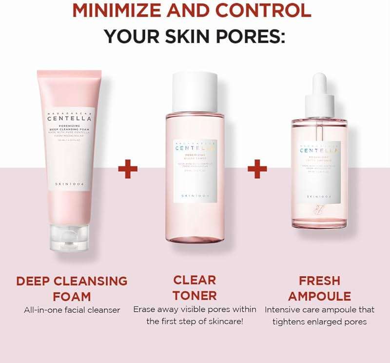 SKIN1004 Poremizing Deep Cleansing Foam, 4.23 fl.oz, 125ml, Makeup Remover, Korean Face Cleanser with Himalayan Pink Salt & Madagascar Centella Asiatica for Facial Pore Cleansing, Korean Skin Care - Image 9