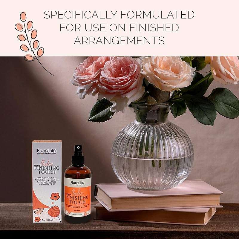 FloraLife Fresh-Cut Flowers Care Kit - Nutrition, Hydration, & Cleaning Solution with Cutting Shears - Image 7