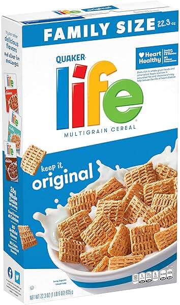 Quaker Life Original Cereal, 22.3OZ Box - Image 1