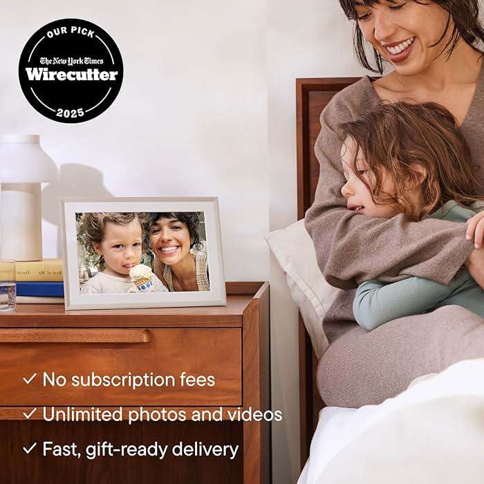 Aura Carver 10.1" WiFi Digital Picture Frame | The Best Digital Frame for Gifting | Text Photos Directly to Your Frame from Anywhere | Free Unlimited Storage | No Subscription Fees, No Ads - Image 3
