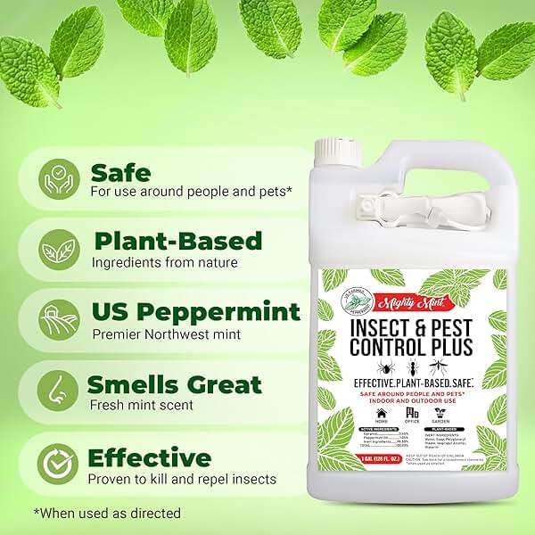 Mighty Mint Insect and Pest Control Plus – Natural Mint Oil Insect Killer Spray, 1 Gallon - Image 2