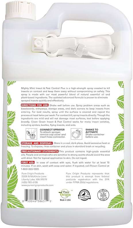 Mighty Mint Insect and Pest Control Plus – Natural Mint Oil Insect Killer Spray, 1 Gallon - Image 8