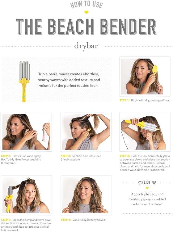 Drybar The Beach Bender Triple Barrel Waver - Image 6