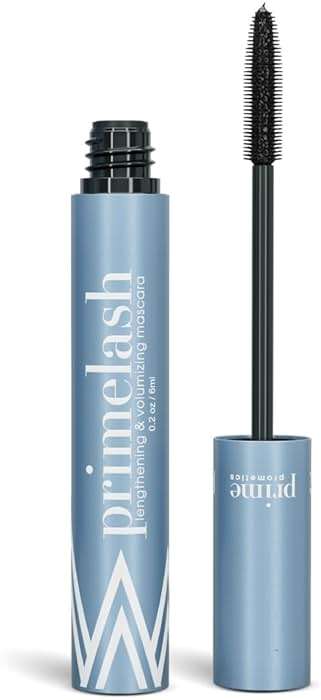 Prime Prometics PrimeLash Mascara for Older Women – Volumizing, Incredible Length in 2 Coats – Long-Stay, Zero Clumps, Hypoallergenic (Black) - Image 1
