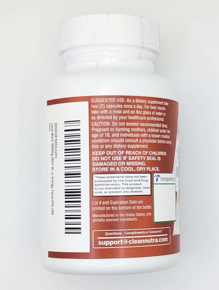Clean Nutraceuticals Lions Mane 20in1 Mushroom Supplement with Turkey Tail Reishi Cordyceps Chaga Maitake Meshima Poria Cocos Shiitake Oyster Porcini Enoki - 1 Pack - Image 7