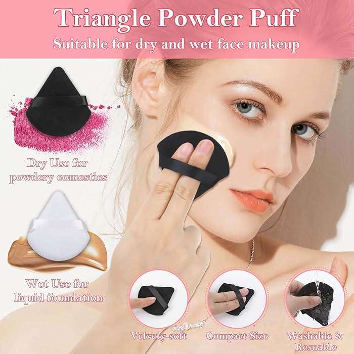 Disposable Makeup Applicators Accessories Kit Makeup Artist Supplies with Mixing Tray Mascara Wands, Lip Brushes, Hair Clips Triangle Puff for Face with Storage Box - Image 2