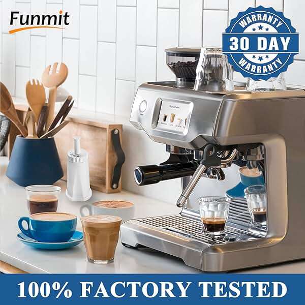 4 Pack Replacement Water Filter for Breville Espresso Machine Barista Touch Bes880, Barista Pro BES878, Oracle Touch BES990, Oracle BES980, Dual Boiler BES920 Bambino ClaroSwiss Sage by Funmit - Image 7