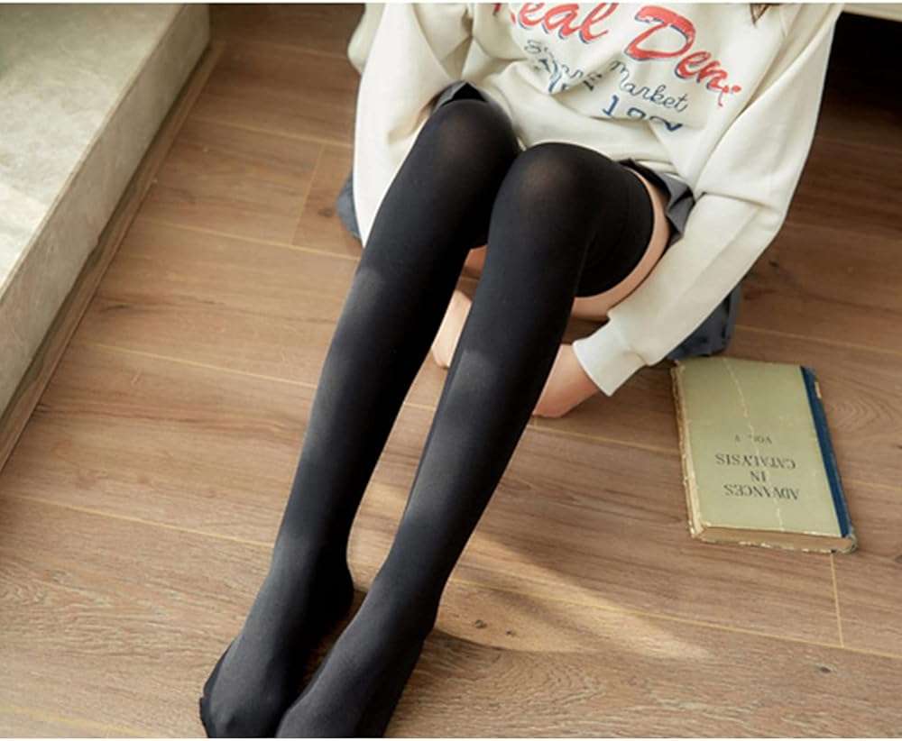 AQOKKA Extra Long Thigh High Socks for Women Striped Over Knee Thigh Socks Long Boot Thigh High Stockings Leg Warmers - Image 3