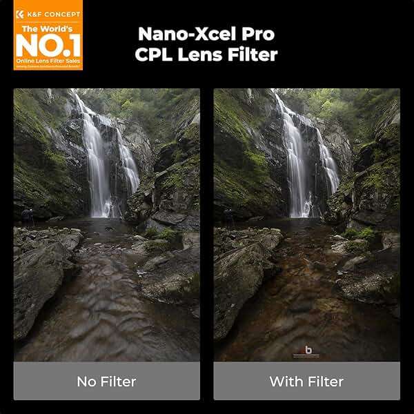 K&F CONCEPT 82mm Variable ND Lens Filter ND2-32 (1-5 Stops) High Definition Adjustable Neutral Density Filter with 36 Multi-Layer Coatings (Nano X PRO Series) - Image 2