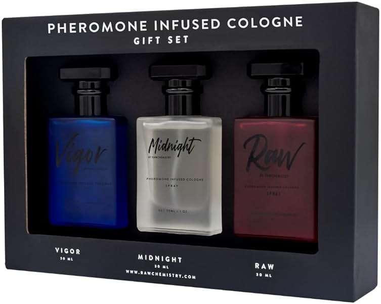 RawChemistry Pheromone Infused Mens Cologne Gift Set - Colognes, 1 Fl Oz (Pack of 3) - Image 5